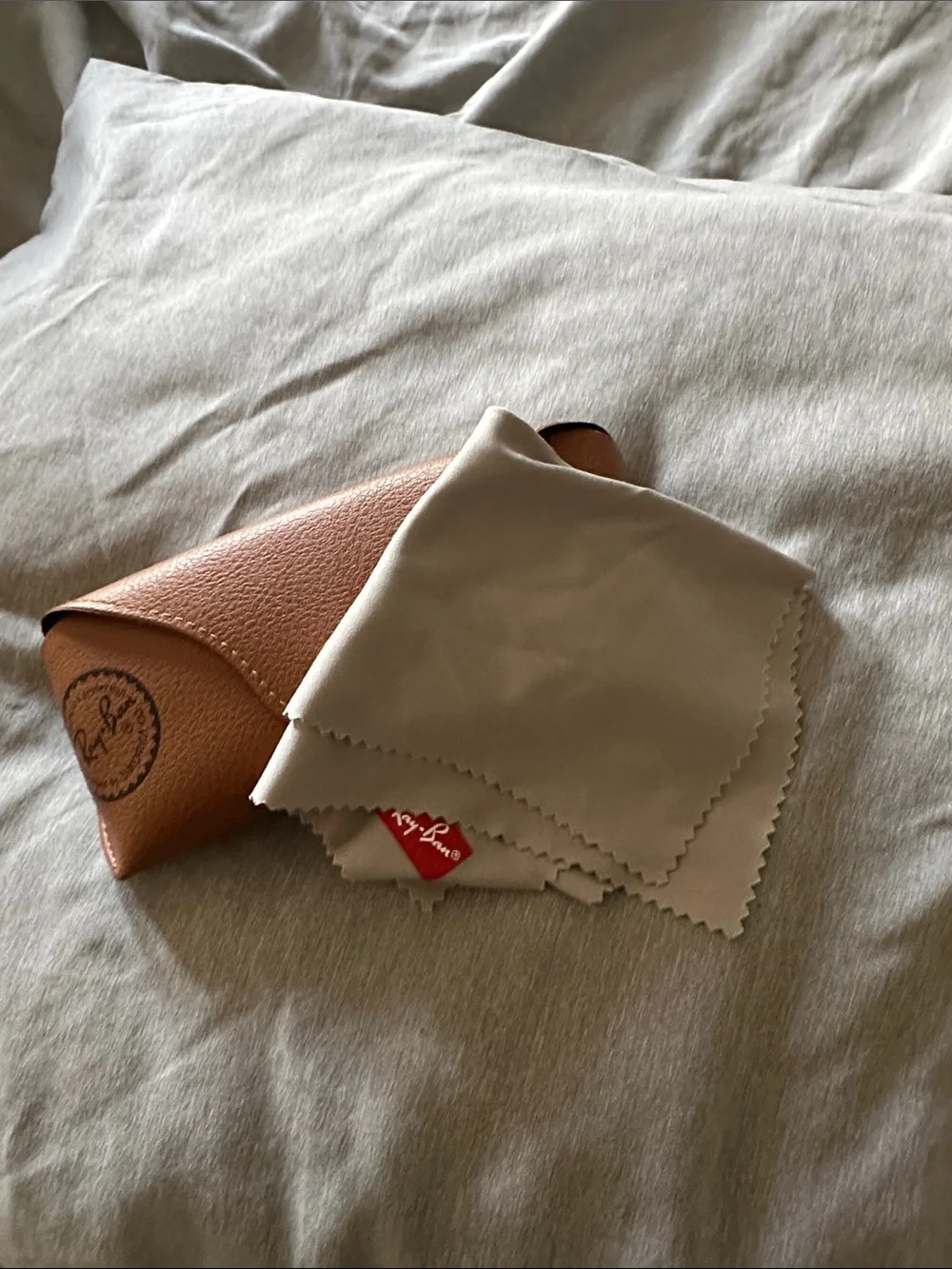 Ray-Ban Black Frame Sunglasses with Blue Tinted Lenses